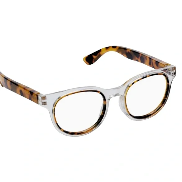 Peepers Olympia Clear Tortoise Limited Edition Readers Reading Unisex Eyeglasses - Picture 6 of 11